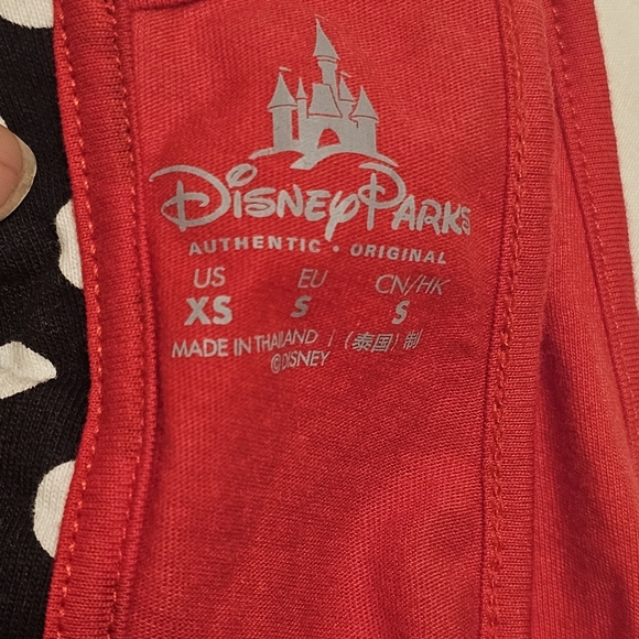 Disney Parks Women's Minni Mouse Red Tank with back cutout bows XSWorn once and - Picture 2 of 4